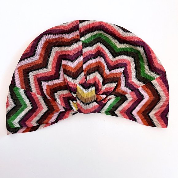 Missoni Mare Turban Hat Zig Zag Multicolor